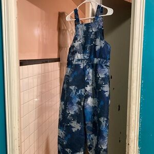 Boys snow pants with overalls